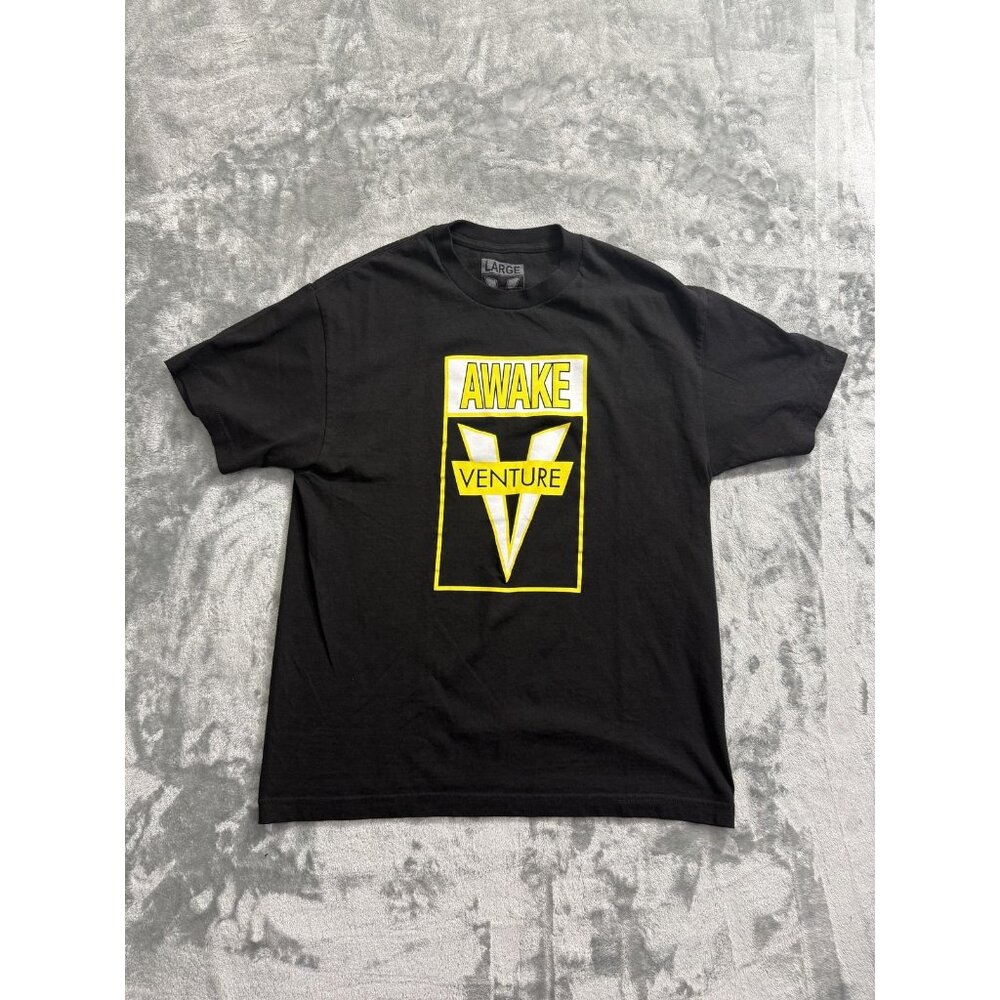 Awake Venture Shirt Mens Large Graphic Skate Tee Streetwear Skateboard